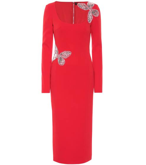 Embellished stretch-cady dress | David Koma