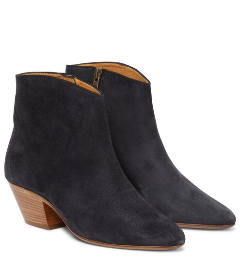 gray ankle boots