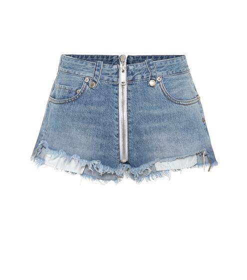 High-rise denim shorts | Unravel