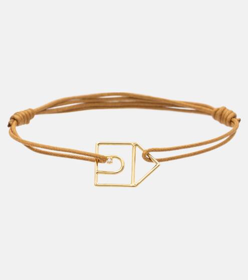Bracelet Casita Brilliante en or 9 ct et diamant | Aliita
