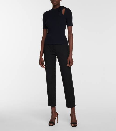 Cutout knit top | Oscar de la Renta