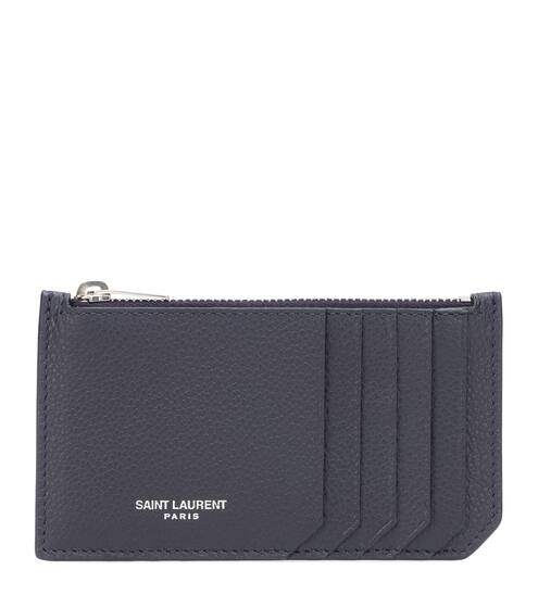 Leather card holder | Saint Laurent