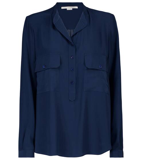 Blusa Estelle in crêpe de chine | Stella McCartney