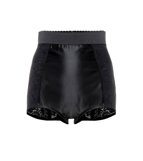 High-waisted satin briefs | Dolce & Gabbana