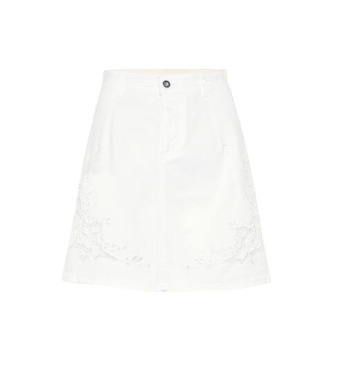 Embroidered denim skirt | Stella McCartney