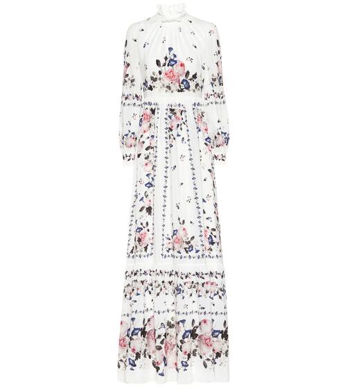 Clementine floral silk gown | Erdem