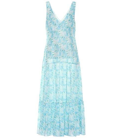 Carrie linen and silk maxi dress | Rixo
