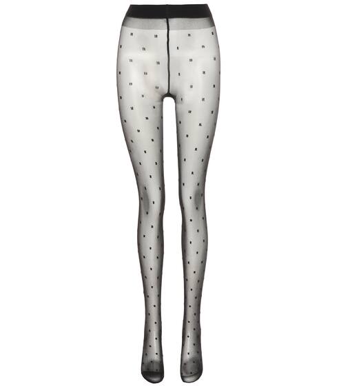 Dotted voile tights | Saint Laurent