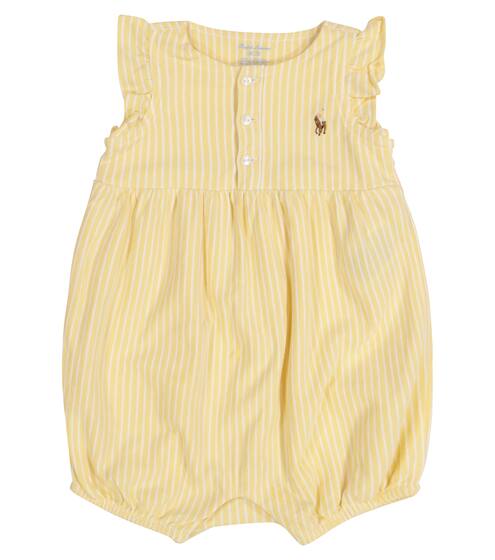 Striped cotton bodysuit | Polo Ralph Lauren Kids