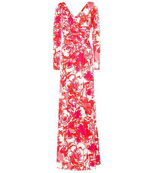 فستان من الجيرسيه الستريتش بطبعات | Roberto Cavalli