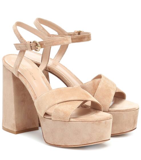 Bebe suede platform sandals | Gianvito Rossi