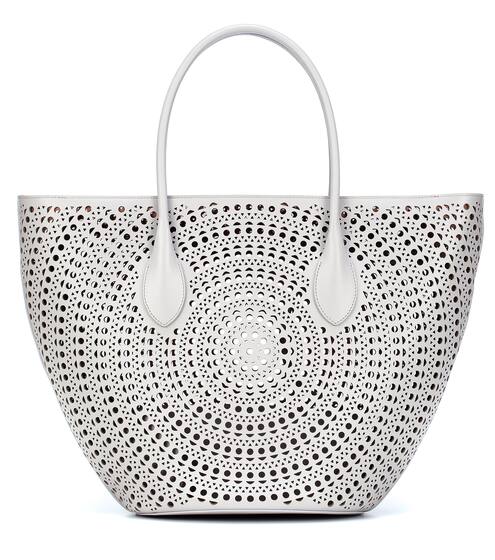 Latifa Small leather tote | Alaïa
