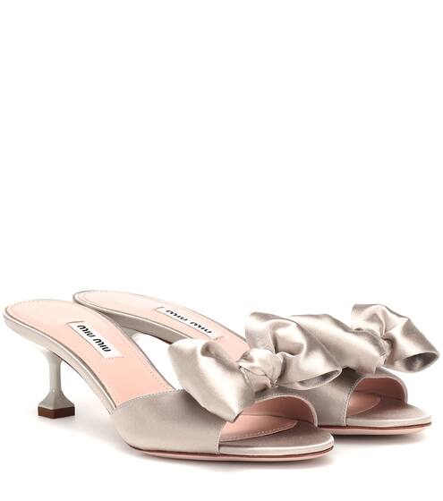 Satin mules | Miu Miu