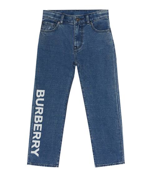 Logo straight jeans | Burberry Kids