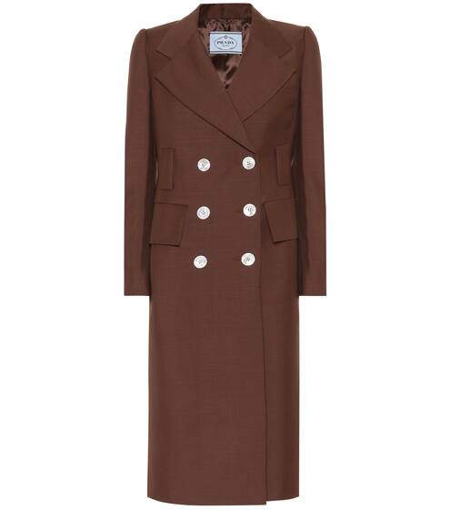 Mohair and wool coat | Prada