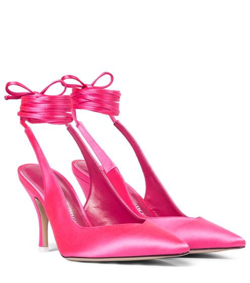Slingback-Pumps Venus aus Satin | The Attico