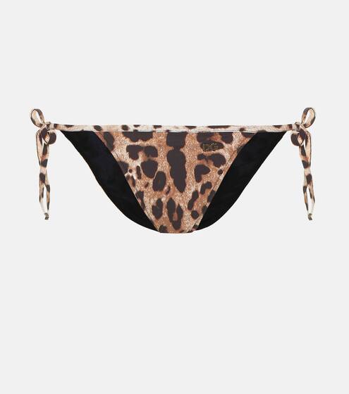 Leopard-printed bikini bottoms | Dolce & Gabbana