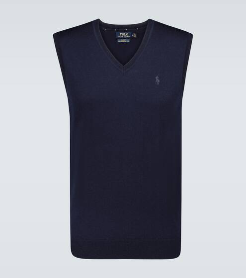 بلوفر من الصوف بدون أكمام | Polo Ralph Lauren