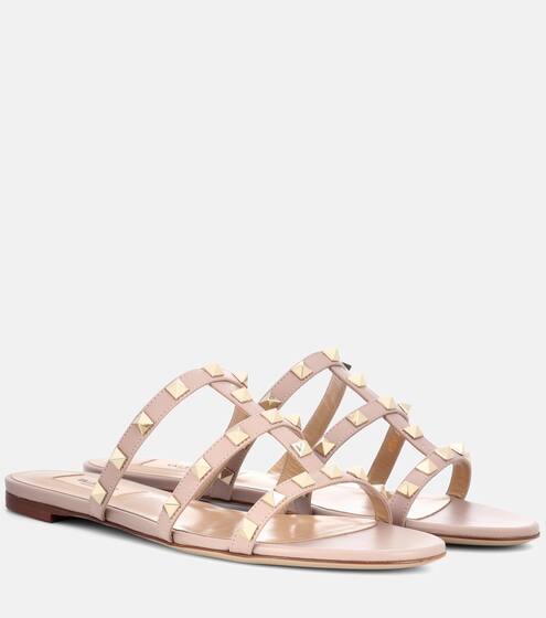 Valentino Garavani Rockstud leather sandals | Valentino