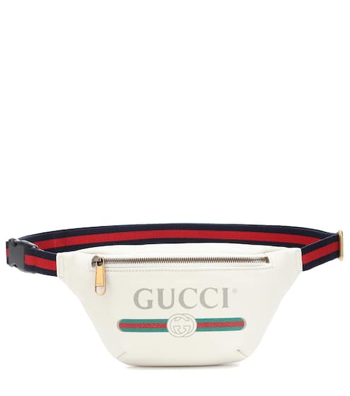 حقيبة للخصر من الجلد بطبعات | Gucci