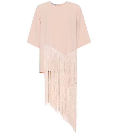 Fringed crêpe top | Stella McCartney