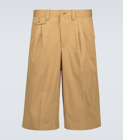 Icon stripe detailed cotton shorts | Burberry