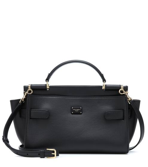 حقيبة للكتف من الجلد Sicily Small | Dolce & Gabbana
