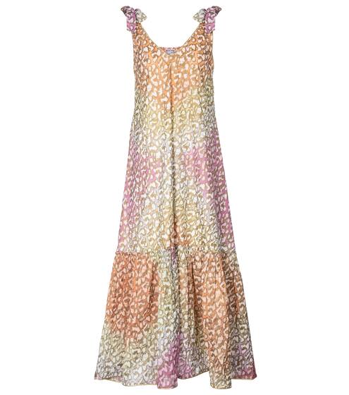 Leopard-print cotton maxi dress | Juliet Dunn