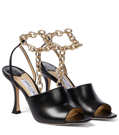Sae 90 embellished leather sandals | Jimmy Choo