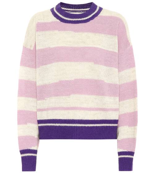 Glowy striped alpaca-blend sweater | Isabel Marant, Étoile