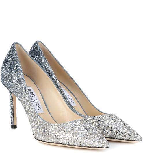 Romy 85 glitter pumps | Jimmy Choo