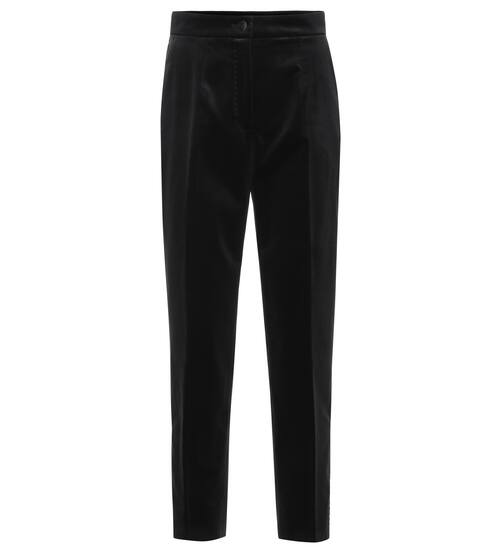 Cropped velvet pants | Dolce & Gabbana