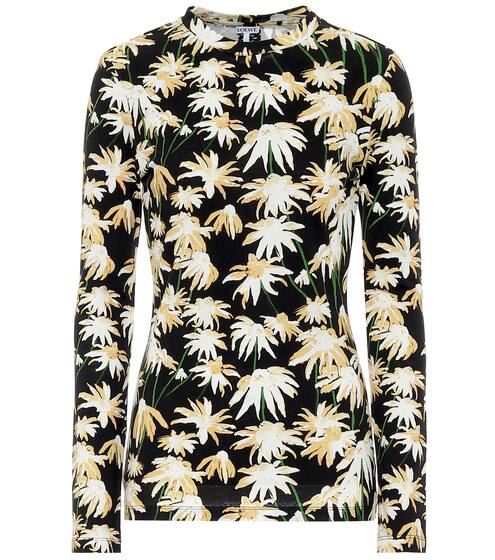 Floral cotton T-shirt | Loewe