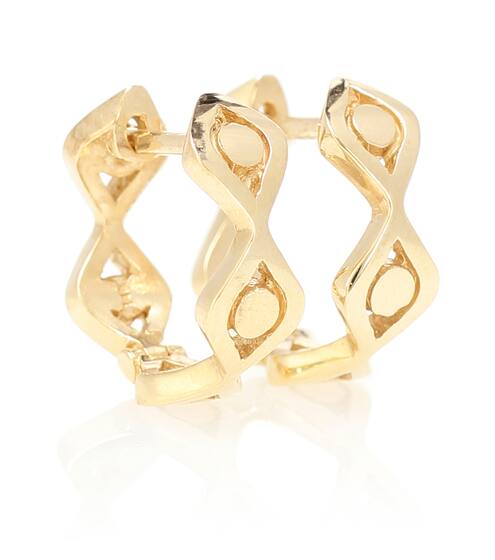 Creolen Evil Eye aus 14kt Gelbgold | Sydney Evan