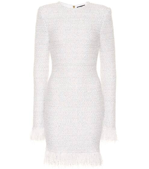 Exclusive to Mytheresa – Metallic bouclé dress | Balmain