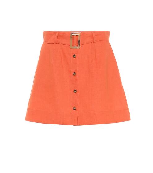 Linen miniskirt | Lisa Marie Fernandez