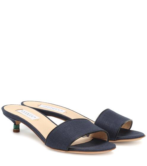 صندل من الجلد والكتان Garcia | Gabriela Hearst