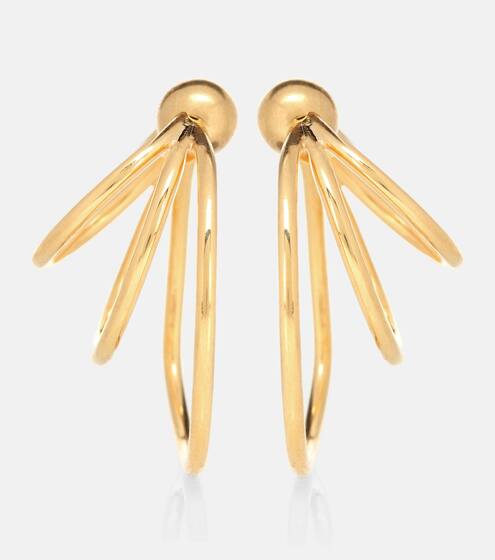 Vergoldete Ohrringe Tripple Layered Hoops | Sophie Buhai