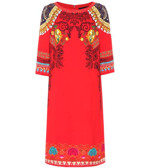 Printed crêpe midi dress | Etro