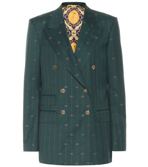 GG striped wool blazer | Gucci