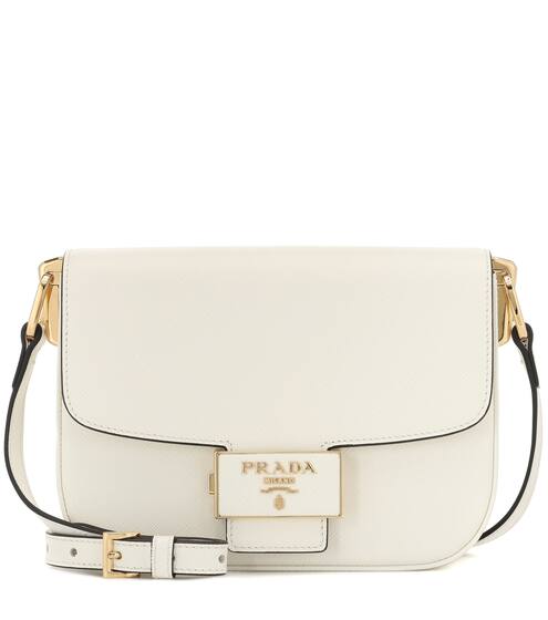 Ensemble Small leather shoulder bag | Prada