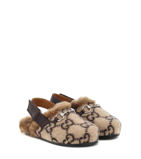 Slippers aus einem Wollgemisch | Gucci Kids