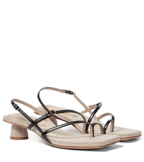 Les Sandales Basgia leather sandals | Jacquemus