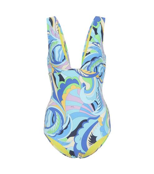 ثوب سباحة قطعة واحدة بطبعات | Emilio Pucci Beach