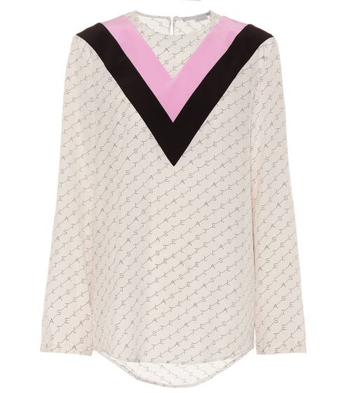 Printed silk shirt | Stella McCartney
