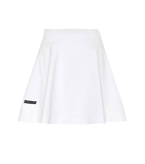 Cotton twill miniskirt | Prada