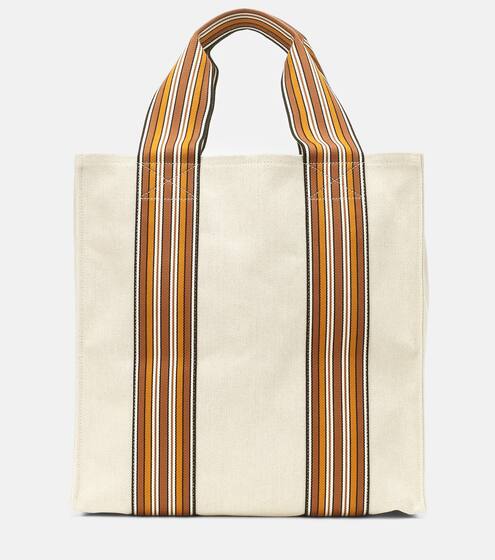 The Suitcase Stripe Medium tote | Loro Piana