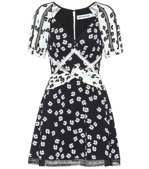 Floral minidress | Self-Portrait
