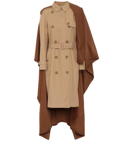Cotton and cashmere coat | Burberry