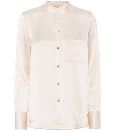 Chemise en satin de soie | Vince